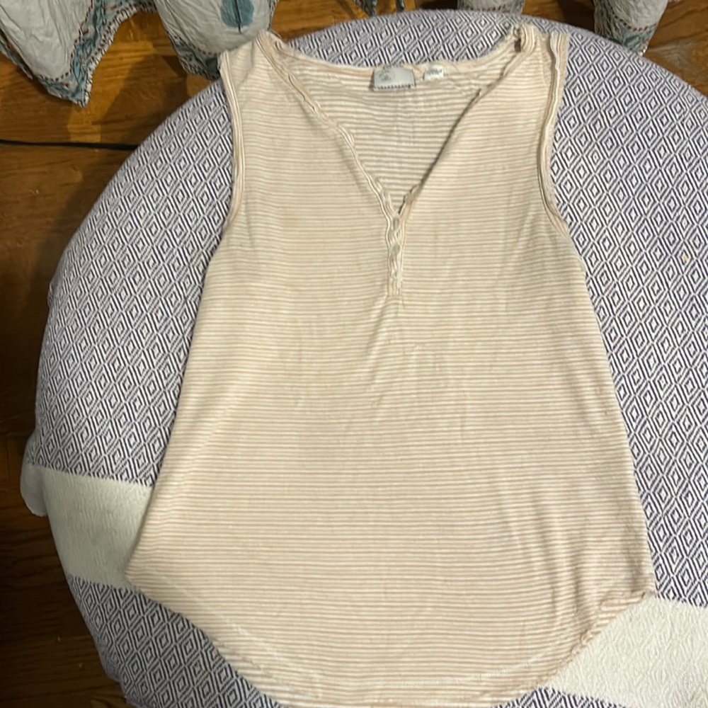 Anthropologie, St Cl, Postage Stamp top Sz XS
